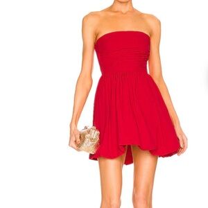 Amanda Uprichard Strapless Rec Stassie Dress